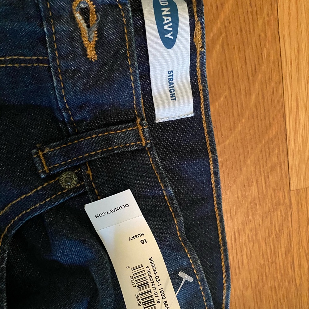 NWT old navy boys jeans 16 h. - Picture 2 of 3